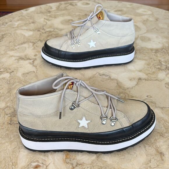 Converse One Star Platform Mountain Club Fleece Lined Suede Hiking Boots - Picture 6 of 15